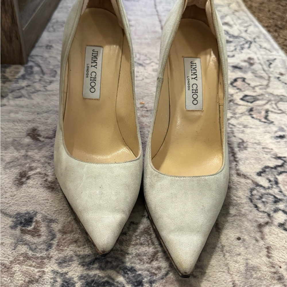 Jimmy Choo Classic Cream Heels
